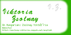 viktoria zsolnay business card